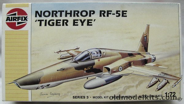 Airfix 1/72 Northrop RF-5E (Recon F-5E) Tiger Eye - Malaysian Air Force No. 12 Sq Butterworth 1983 / Royal Saudi Air Force No. 17 Sq Tabuk 1986, 03057 plastic model kit